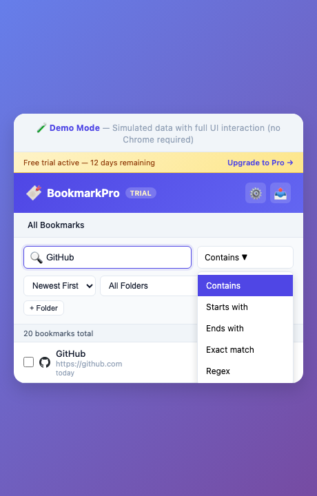 Search Modes